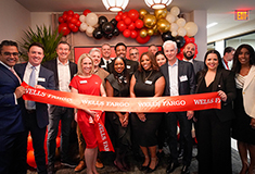 Wells Fargo celebrates grand<br> opening of branch in Manhattan